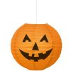 10" Round Pumpkin Halloween Paper Lantern