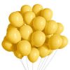 12" Latex Lemon Yellow Balloons, Pack of 10