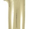 Giant Champagne Gold Foil Number 1 Balloon 86 cm / 34 inch