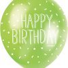12" Latex Assorted Happy Birthday Balloons, Pack of 5