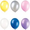 12" Pearlised Latex Assorted Pastel Balloons, Pack of 8