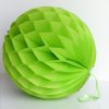 Lime Green Tissue Paper Honeycomb Ball