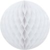 White Tissue Paper Honeycomb Ball