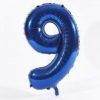 34" Giant Blue Foil Number 9 Balloon 86 cm / 34 inch