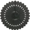 40cm Black Tissue Paper Fan Decoration