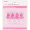 5cm Plastic Pink Dummy Baby Shower Favours, Pack of 4