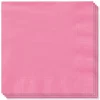 6.5" Hot Pink Paper Napkins, Pack of 50
