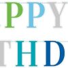 6ft Blue Dots 1st Birthday Banner
