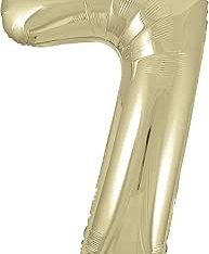 34" Giant Gold Foil Number 7 Balloon 86 cm / 34 inch
