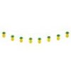 7ft Honeycomb Pineapple Luau Garland