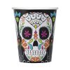 9oz Skull Day of the Dead Halloween Cups, Pack of 8