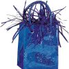 Gift Bag Shaped Royal Blue Balloon Weight