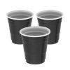 Black Plastic Shot Glasses, Pack of 20