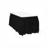 Plastic Black Table Skirt, 14ft