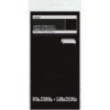 Black Plastic Tablecloth, 9ft x 4.5ft