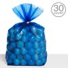 Cellophane Royal Blue Party Bags, Pack of 30
