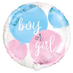 Foil Baby Shower Balloon - 45 cm - Gender Reveal Baby Shower