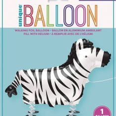 Foil Walking Pet Zebra Balloon - 76 cm