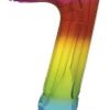 Giant Standing Foil Number 7 Balloon - 76 cm - Rainbow