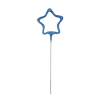 Glitz Blue Star Shaped Sparkler Candle