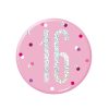 3" Glitz Pink & Silver 16th Birthday Badge