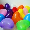 Heart Shaped Latex Balloons, 5ct