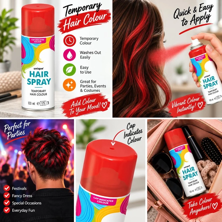 Red Hair Spray - Image 2