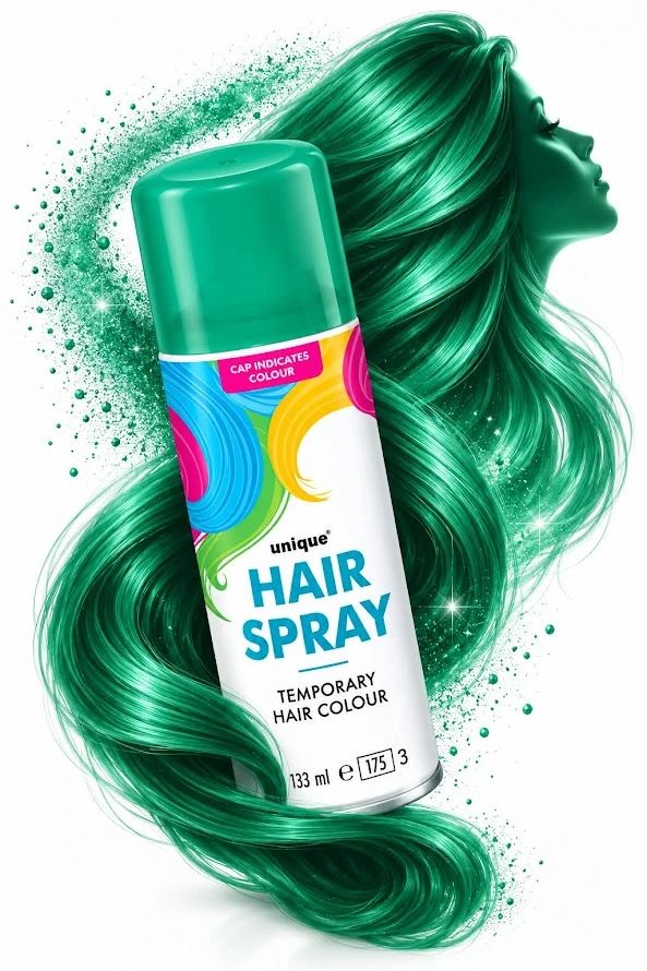 Green Hair Spray