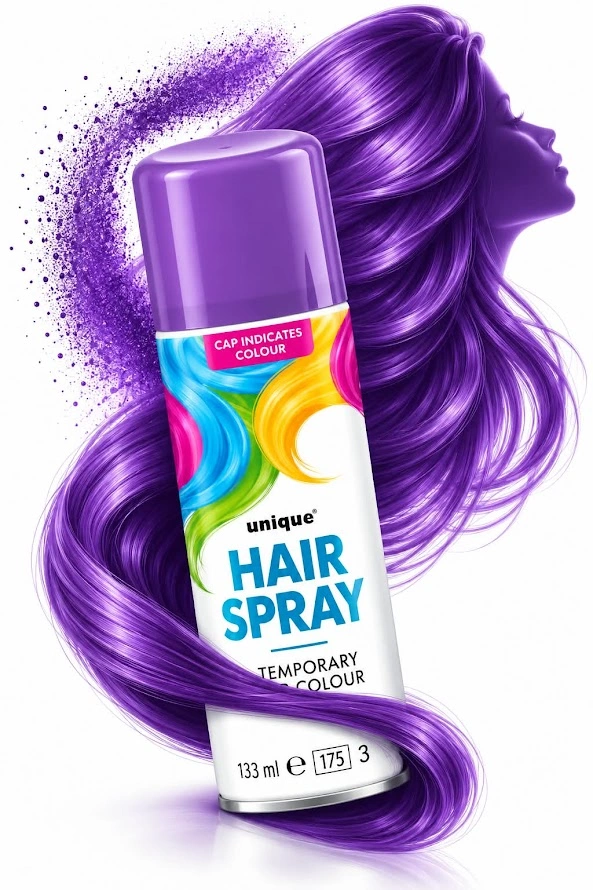 Purple Hair Spray