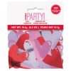 Jumbo Foil Heart Confetti, .5oz