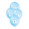 Latex Balloons - 30 cm - Blue Floral Elephant Baby Shower - Pack of 8