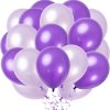 12" Latex Lilac Lavender Balloons, Pack of 10