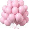 12" Latex Powder Pink Balloons, Pack of 100