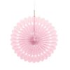 Lovely Pink Solid 16" Tissue Paper Fan