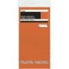 Orange Plastic Tablecloth, 9ft x 4.5ft