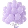 12" Latex Lovely Lavender Balloons, Pack of 100