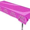 Plastic Birthday Blossom Table Cover, 7ft x 4.5ft