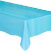 Powder Blue Plastic Tablecloth, 9ft x 4.5ft