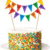 Rainbow Birthday Cake Bunting Topper