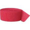 24m Red Crepe Paper Party Streamer