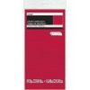 Red Plastic Tablecloth, 9ft x 4.5ft