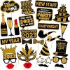 Resolution New Years Eve Photo Booth Props, Set of 10