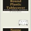 Round Clear Plastic Tablecloth, 7ft