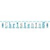 7ft Blue Bunting Christening Banner