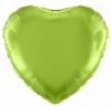 18" Foil Lime Green Heart Balloon