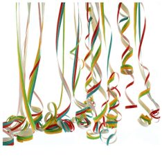 Multi-Coloured Party Streamers, 40 Throws