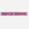 Pink Glitz Happy 40th Birthday Foil Banner