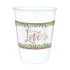 Love & Leaves Plastic Cups 473ml