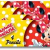 Minnie Mouse Party Favours Red-Pencils