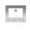 Silver Glitter Photo Frame 'Beautiful Baby'